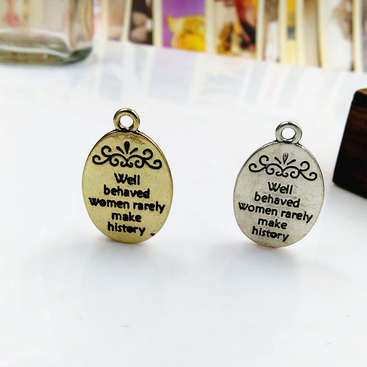 Jewelry Making History - 20 개/몫 16x21mm 잘 여성들은 드물게