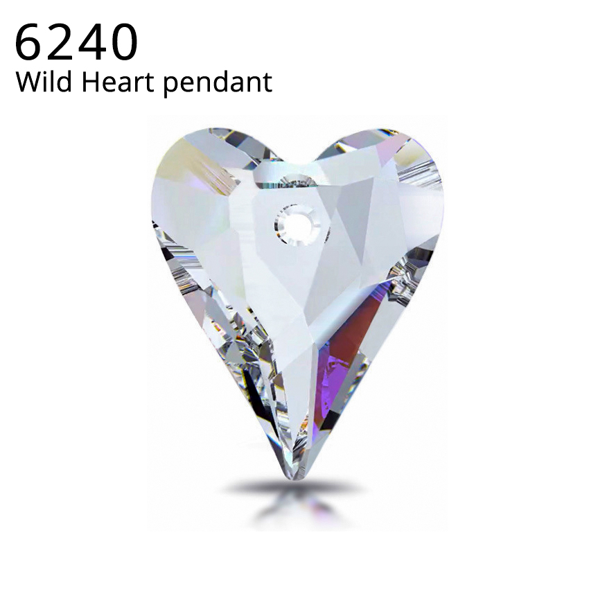 Jewelry Making At Home - (1 조각) 오스트리아 6240 와일드 하트