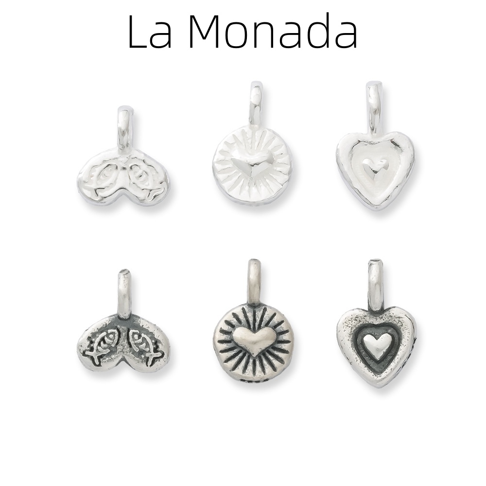 Jewelry Making In La - 925 스털링 실버 하트 & 물고기