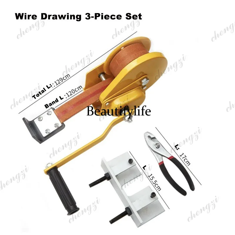 데스크탑 소형 수동 와이어 드로잉 벤치 보석 와이어 제 - Jewelry Making Machines 리뷰 및 가격