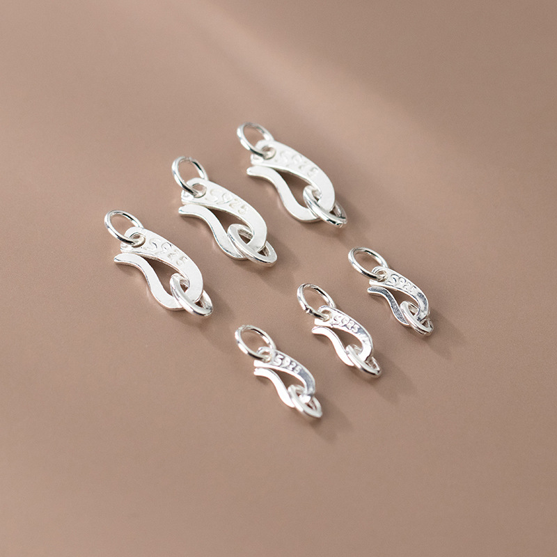 S925 스털링 실버 S자형 클래스프 연결장치 DIY  - Jewelry Making In La 리뷰 및 가격