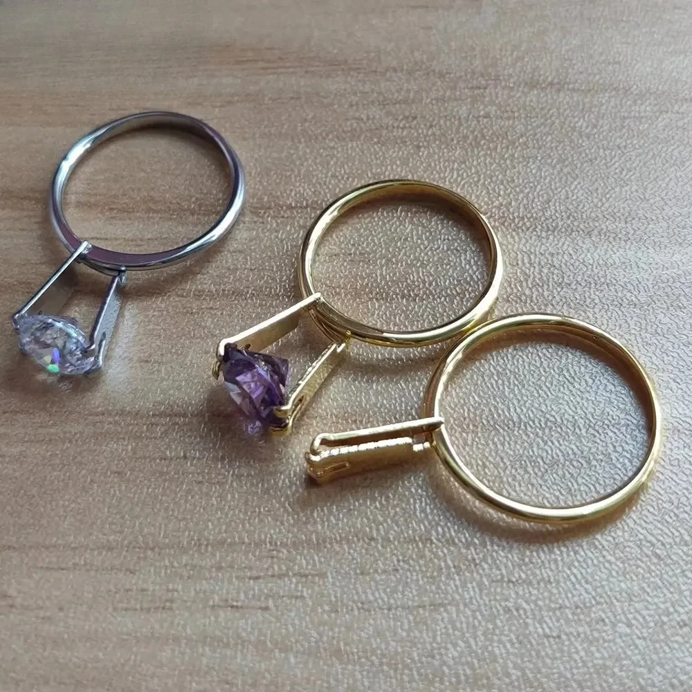 조절 가능한 4발톱 보석 핀셋, 둥근 다이아몬드 고정용 - Jewelry Making At Home 리뷰 및 가격