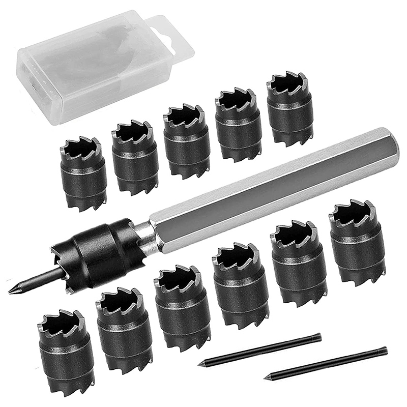 HSS 스폿 용접 커터 세트, 14 피스 양면, 전기  - Jewelry Making Drill 리뷰 및 가격
