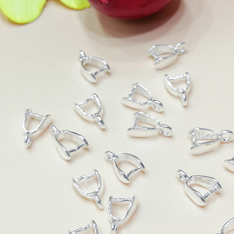 50개 실버 도금 커넥터 핀치 베일 클립 스톤 DIY  - Lobster Clasp Silver 리뷰 및 가격