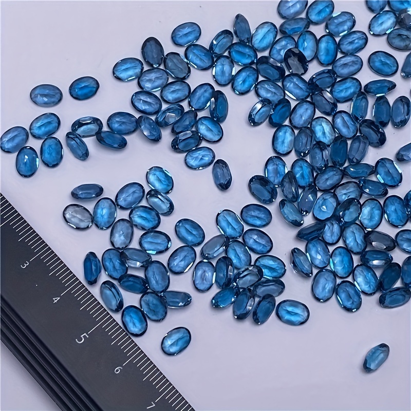 1pc 천연 런던 블루 토파즈-타원형 모양 하이 퀄리티 - Jewelry Making London 리뷰 및 가격