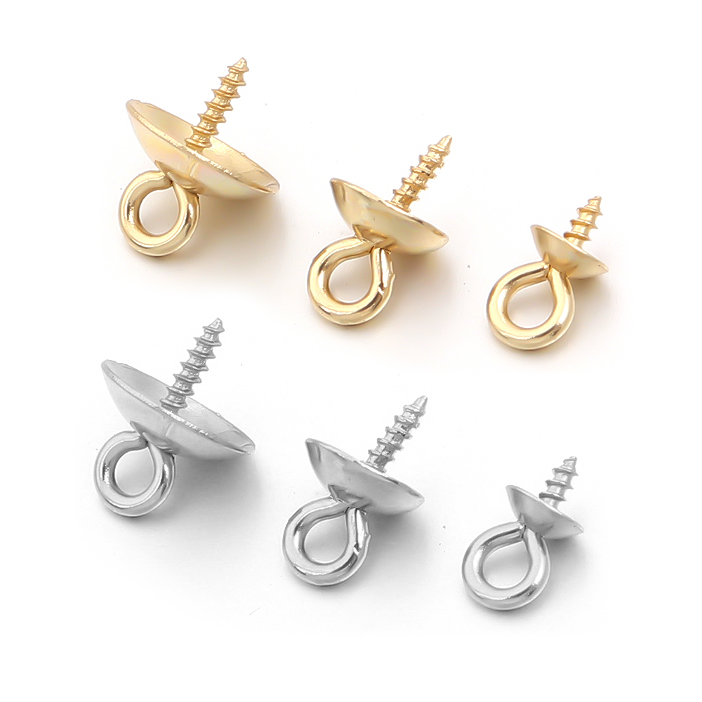 20개 스테인레스 스틸 스크류 아이 핀 베일 탑 드릴드 - Jewelry Making Drill 리뷰 및 가격