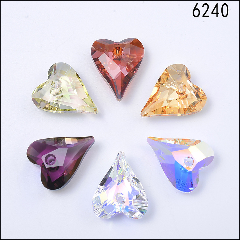 (1 조각) 오스트리아 6240 와일드 하트 펜던트 루 - Jewelry Making At Home 리뷰 및 가격