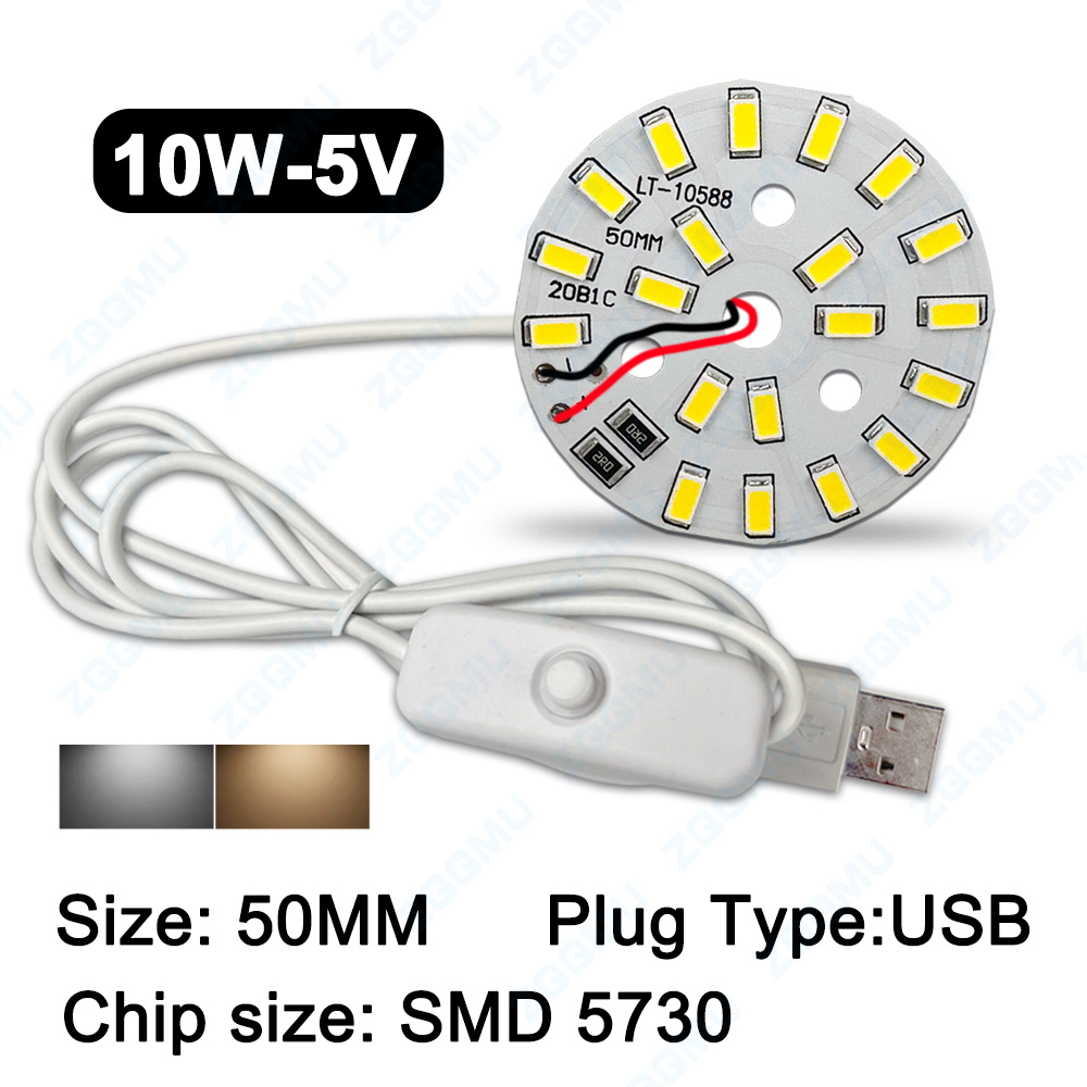DCV LED 칩 3W 5W 10W USB 스위치 원형 - Jewelry Making Board 리뷰 및 가격