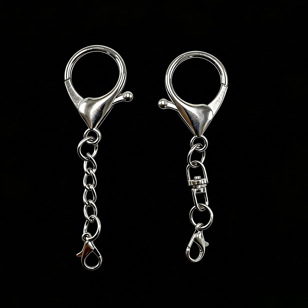 10Pcs 실버 컬러 대형 랍스터 걸쇠 합금 키체인,  - Lobster Clasp Silver 리뷰 및 가격